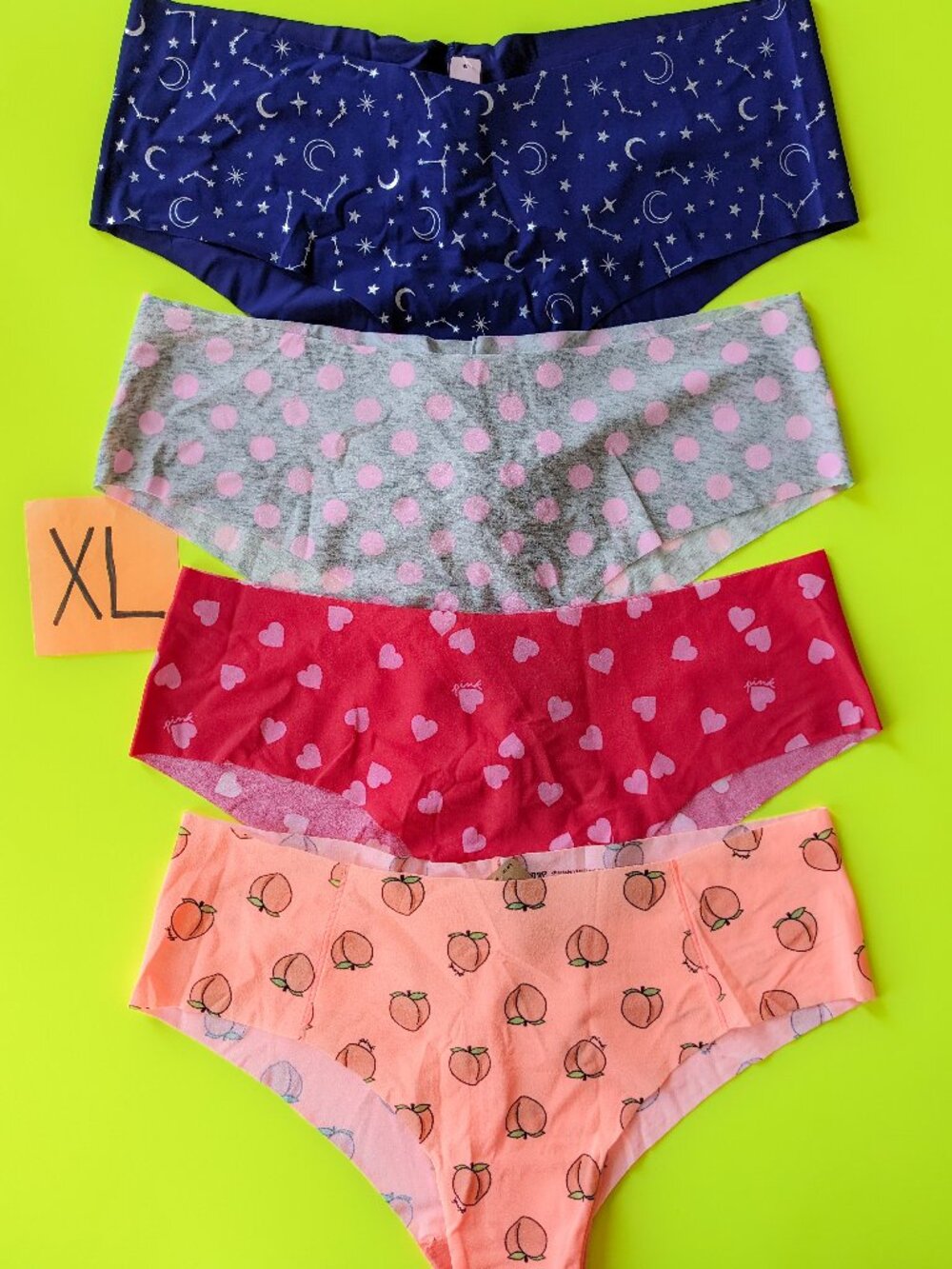Victoria's Secret PINK XL Seamless Cheeky Panty - 4 pairs
